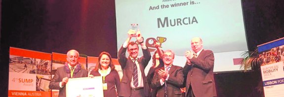 Bruselas premia a la ciudad de Murcia por su Semana de la Movilidad